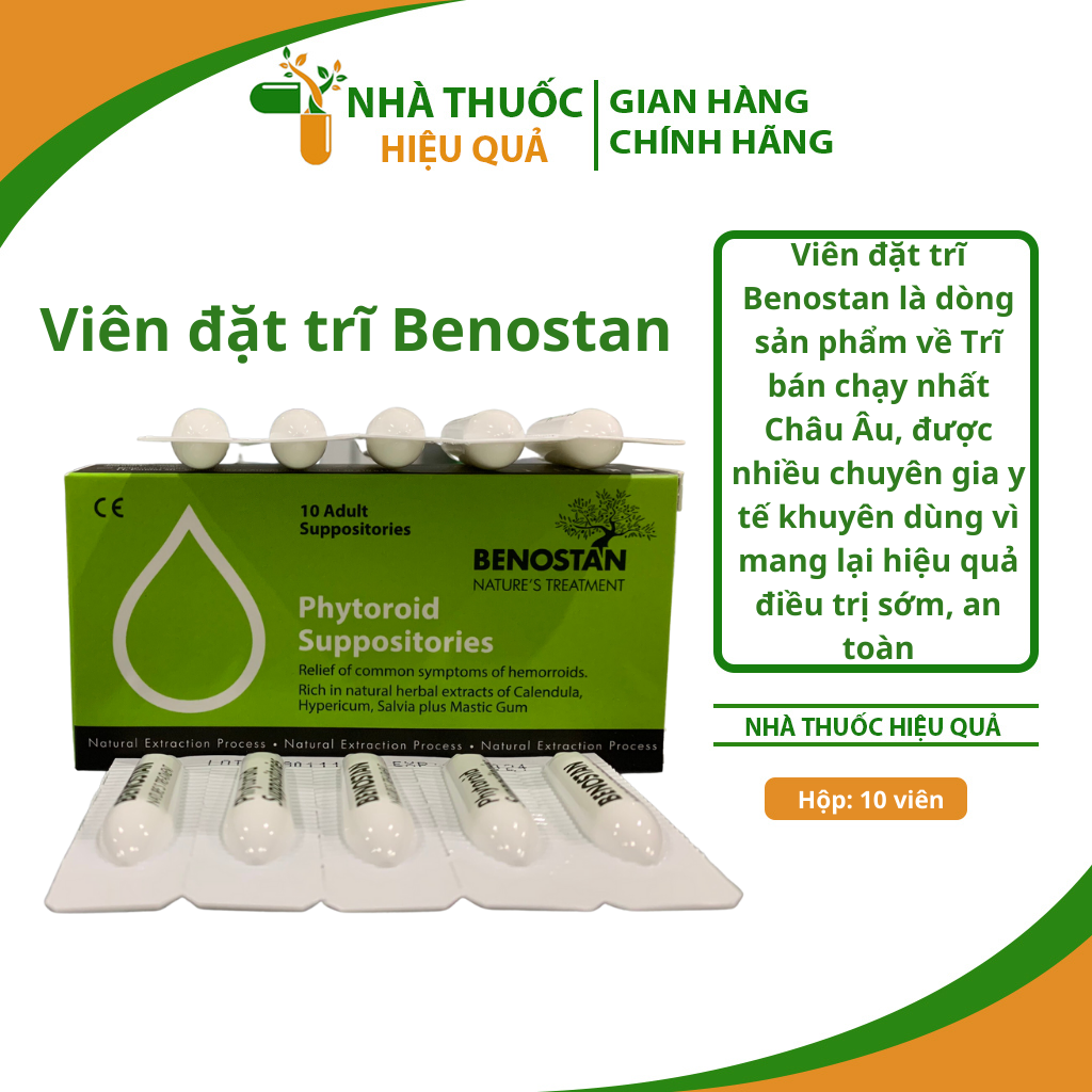 Viên đặt trĩ Benostan